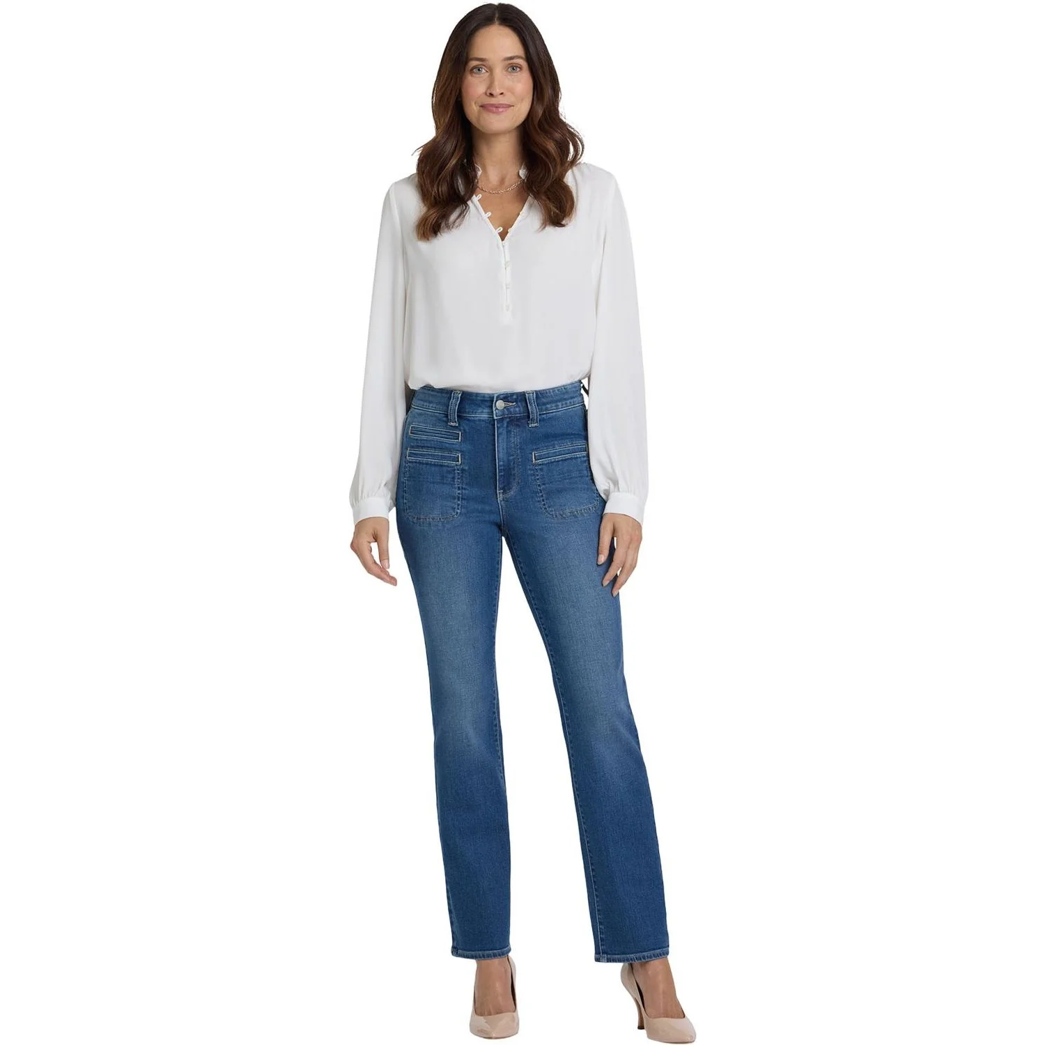 NYDJ - Womens Marilyn Straight Jeans