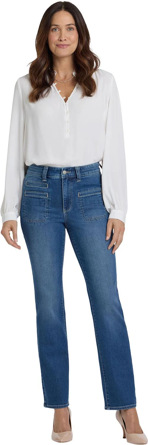 NYDJ - Womens Marilyn Straight Jeans - Image 2