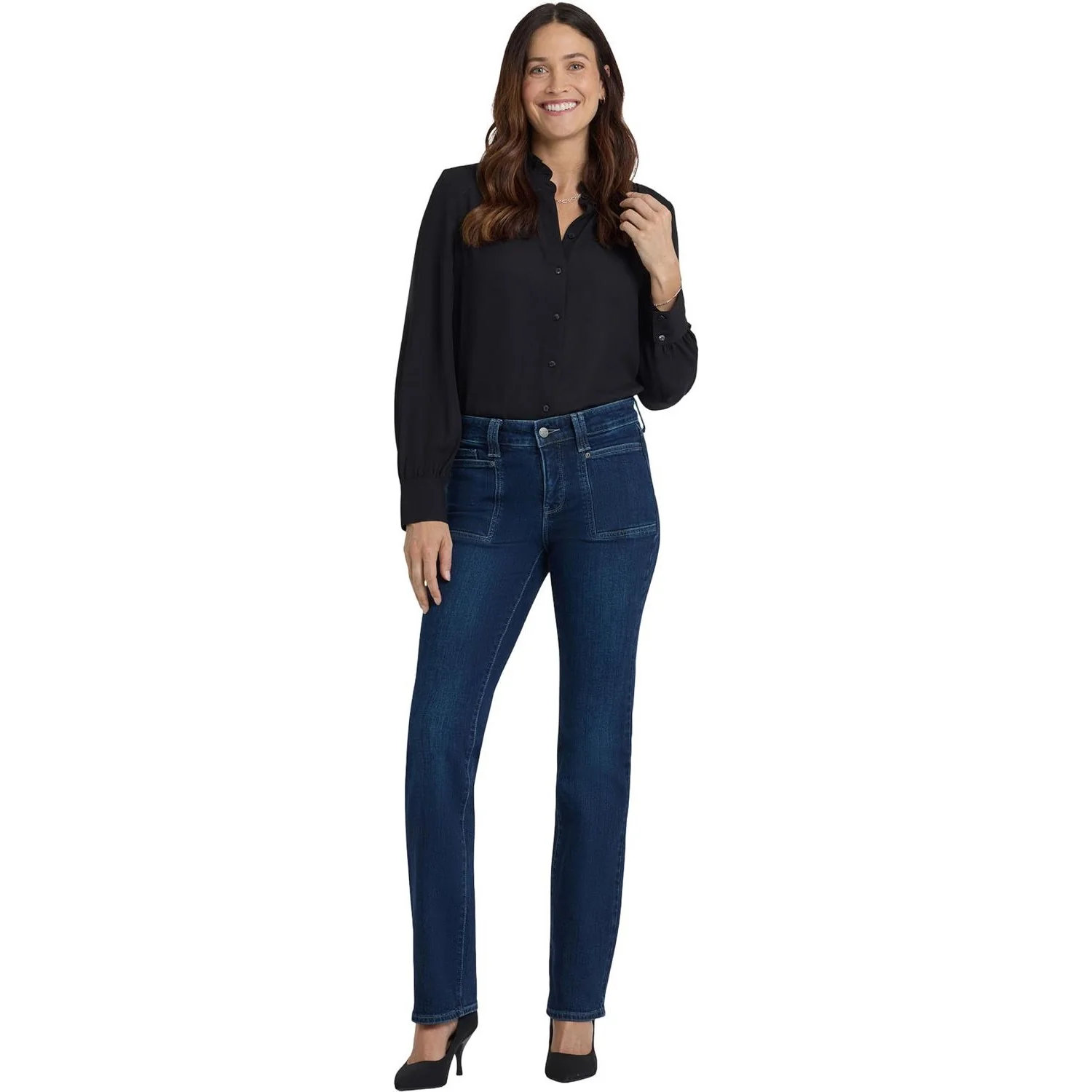 NYDJ - Womens Marilyn Straight Jeans - Image 2