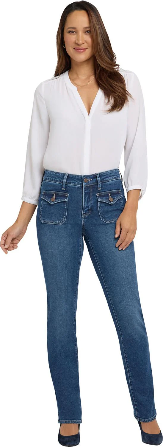 NYDJ - Womens Marilyn Straight Jeans - Image 2