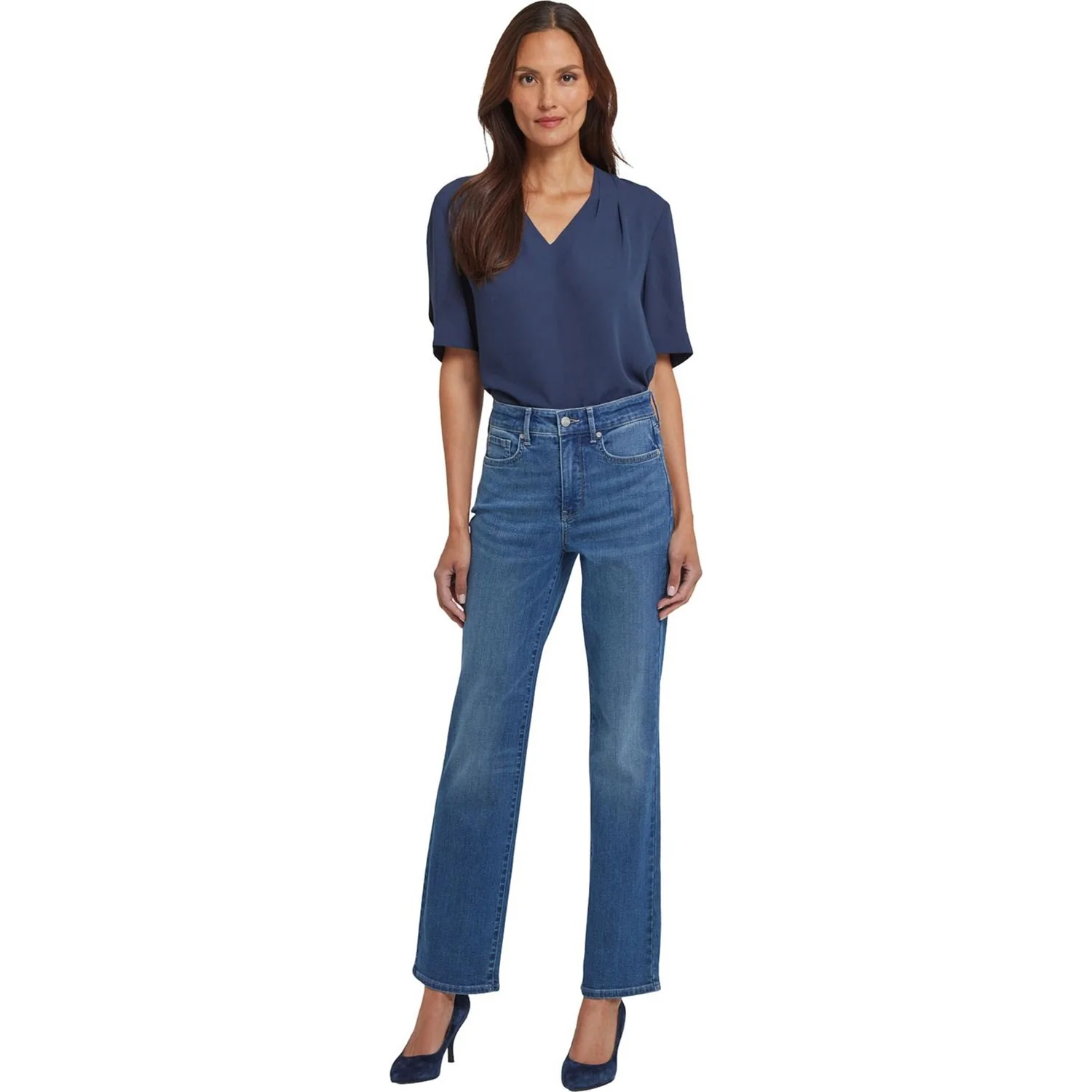 NYDJ - Womens Marilyn Straight Jeans - Image 2
