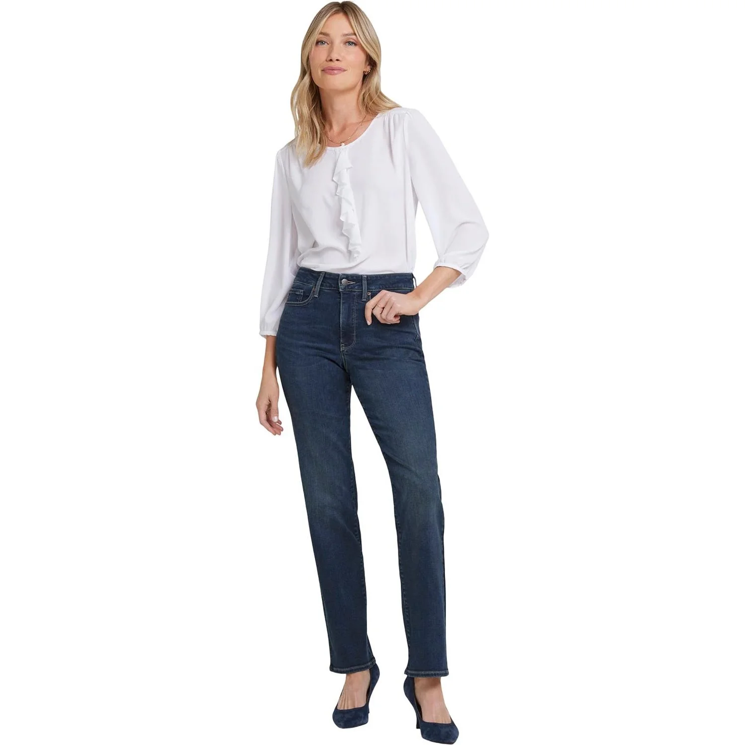 NYDJ - Womens Marilyn Straight Jeans - Image 2