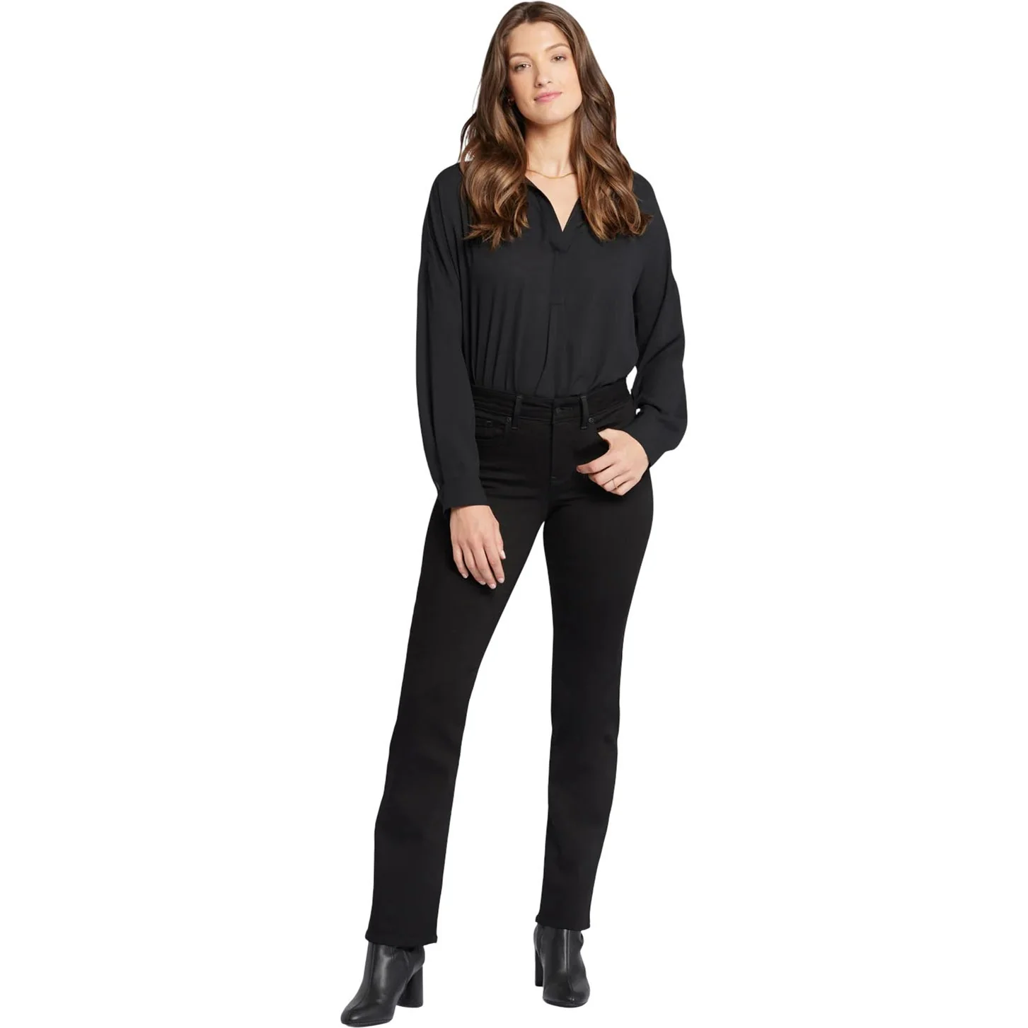 NYDJ - Womens Marilyn Straight Jeans - Image 3