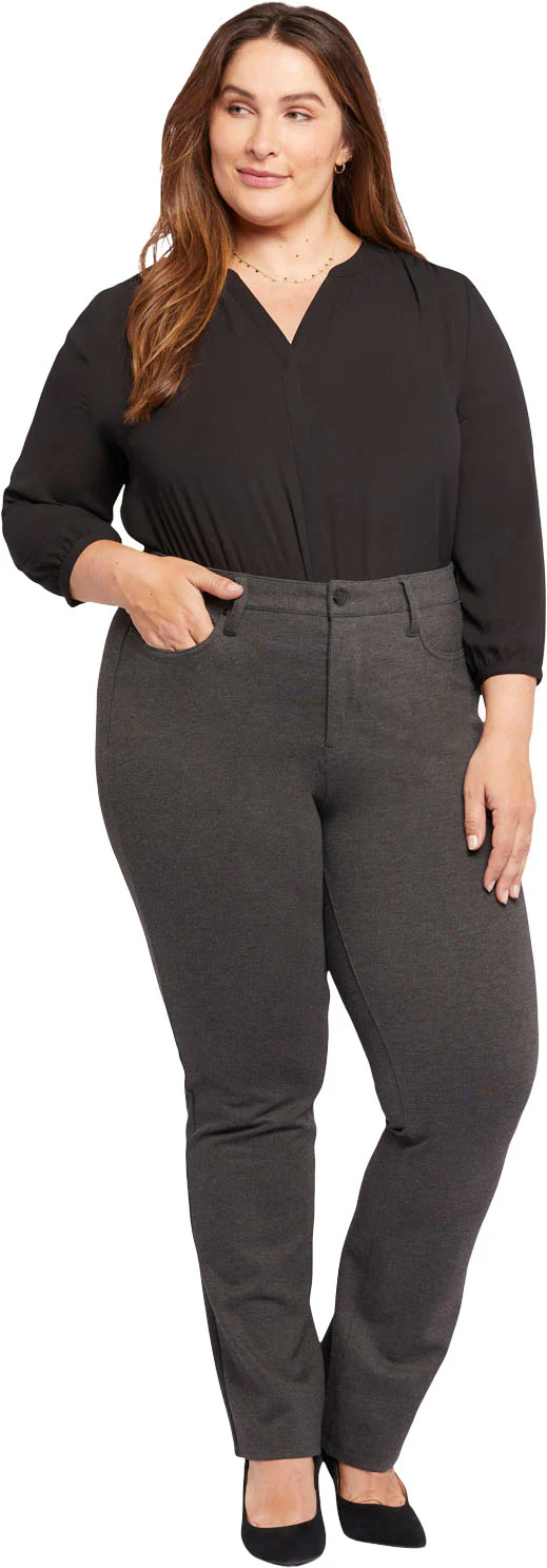 NYDJ - Womens Marilyn Straight Pants In Plus Size - Image 5