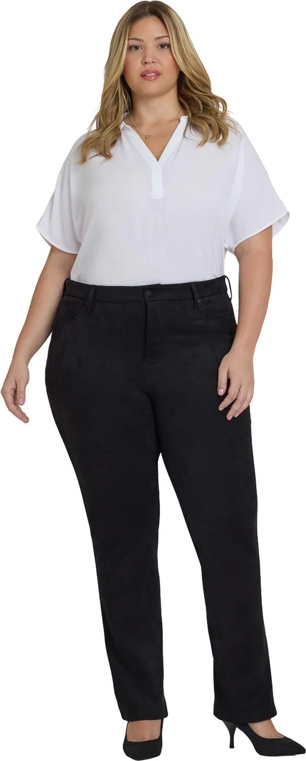 NYDJ - Womens Marilyn Straight Pants In Plus Size - Image 3