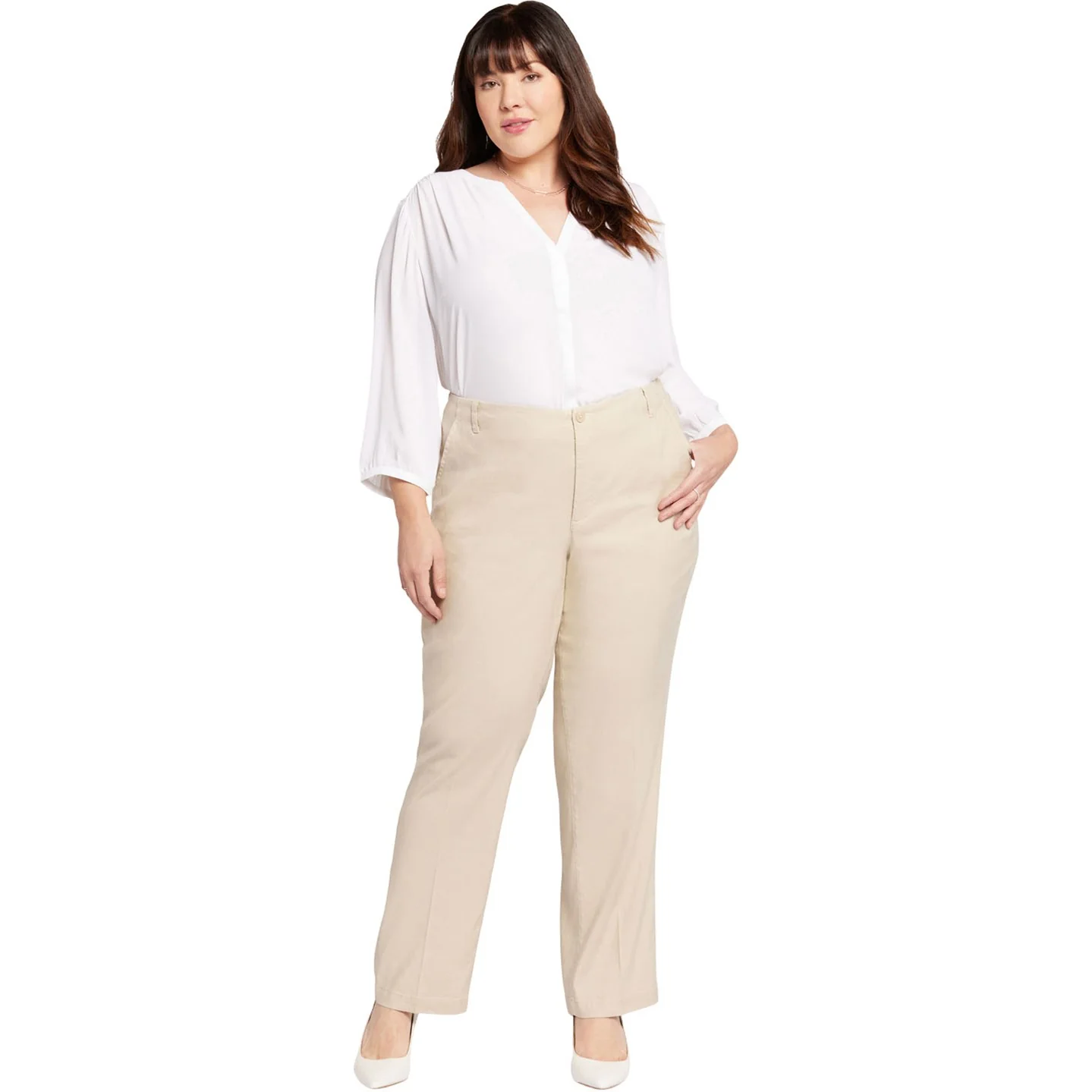 NYDJ - Womens Marilyn Straight Pants - Image 2