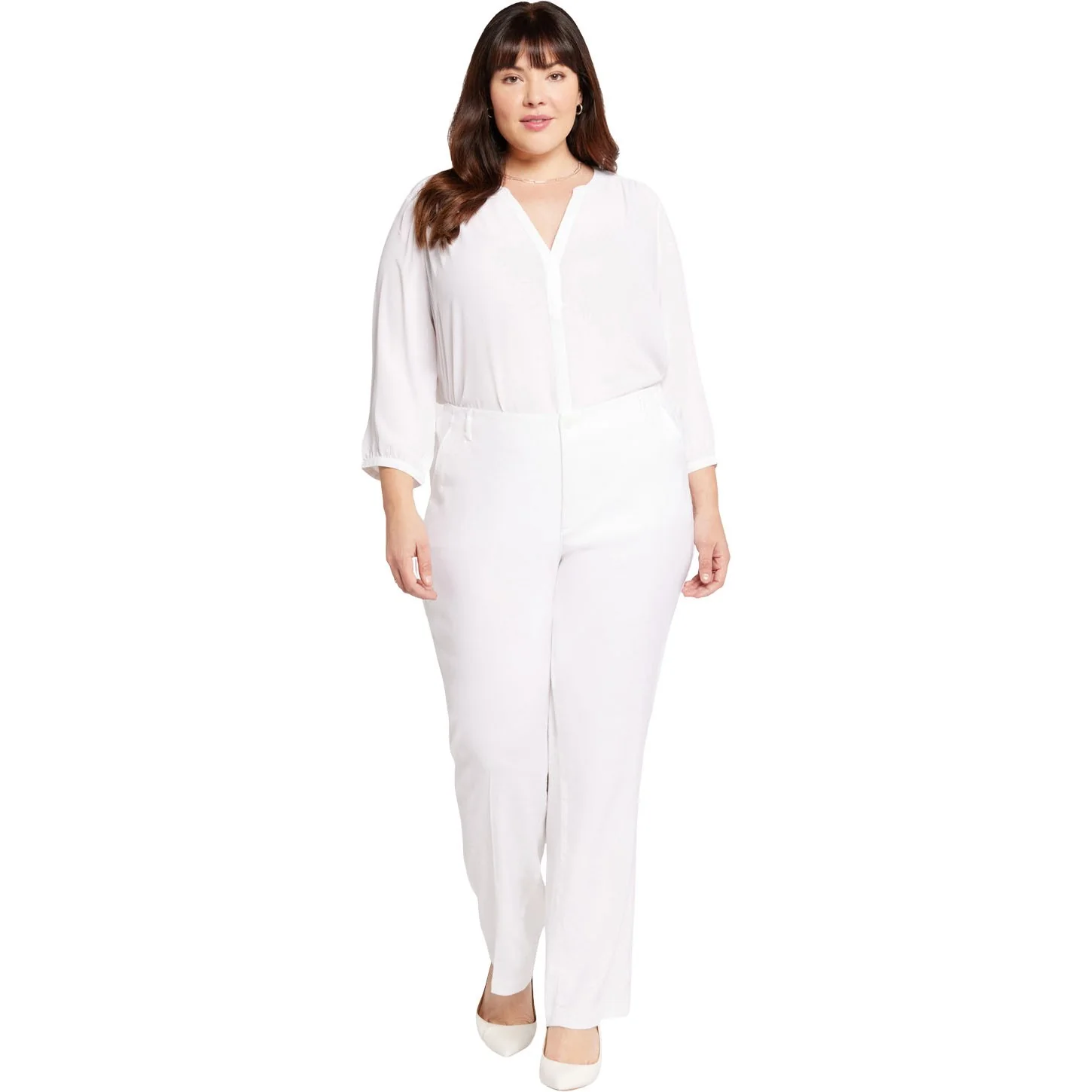 NYDJ - Womens Marilyn Straight Pants - Image 3
