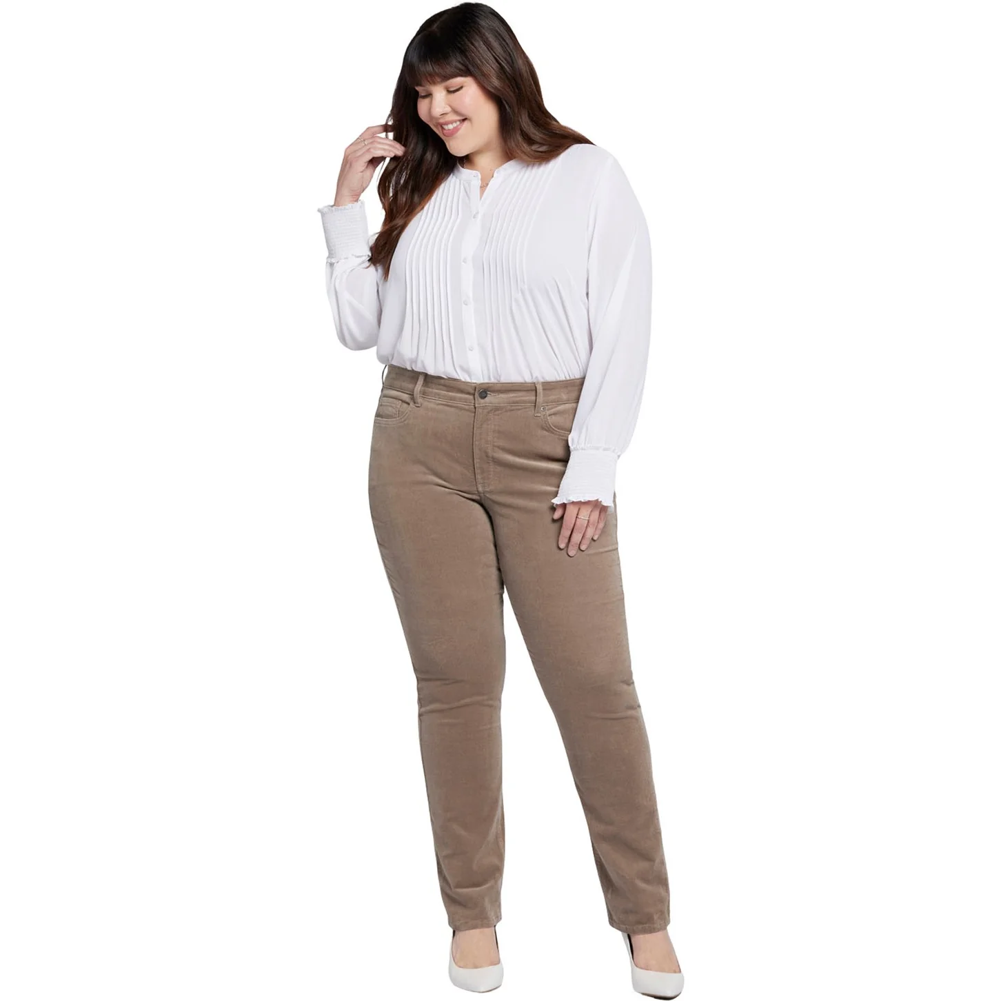 NYDJ - Womens Marilyn Straight Pants - Image 2