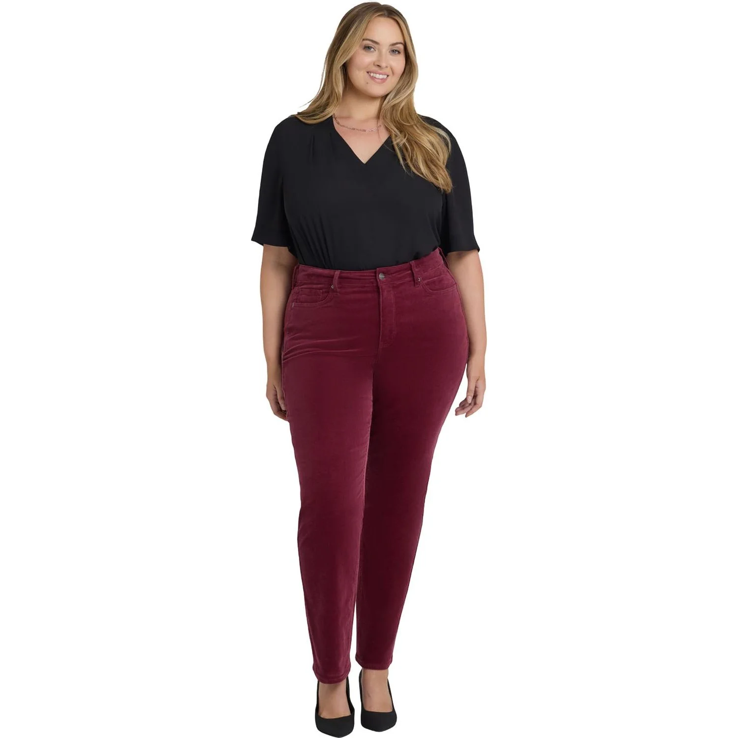 NYDJ - Womens Marilyn Straight Pants - Image 3