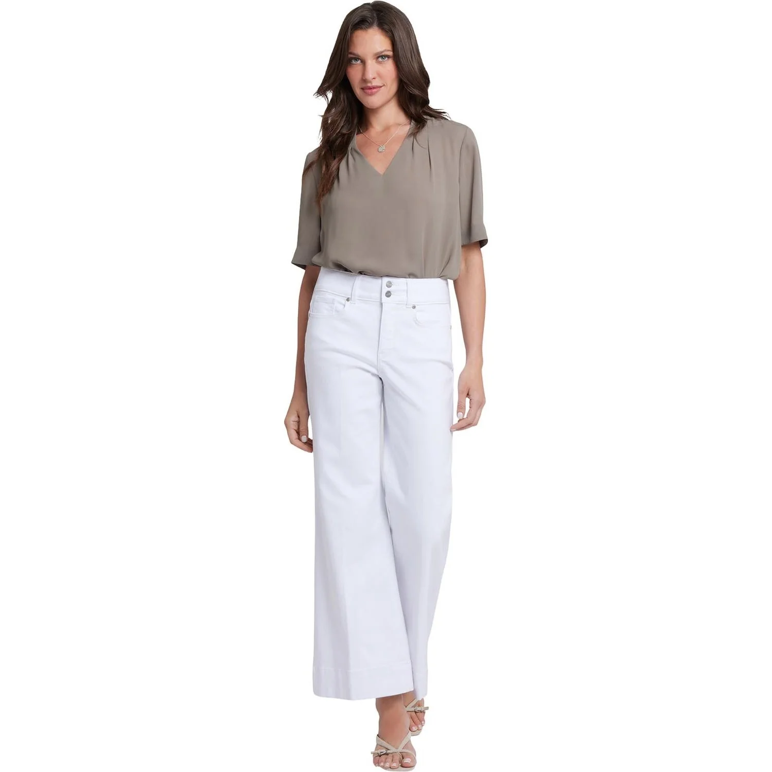 NYDJ - Womens Mia Palazzo Ankle Jeans