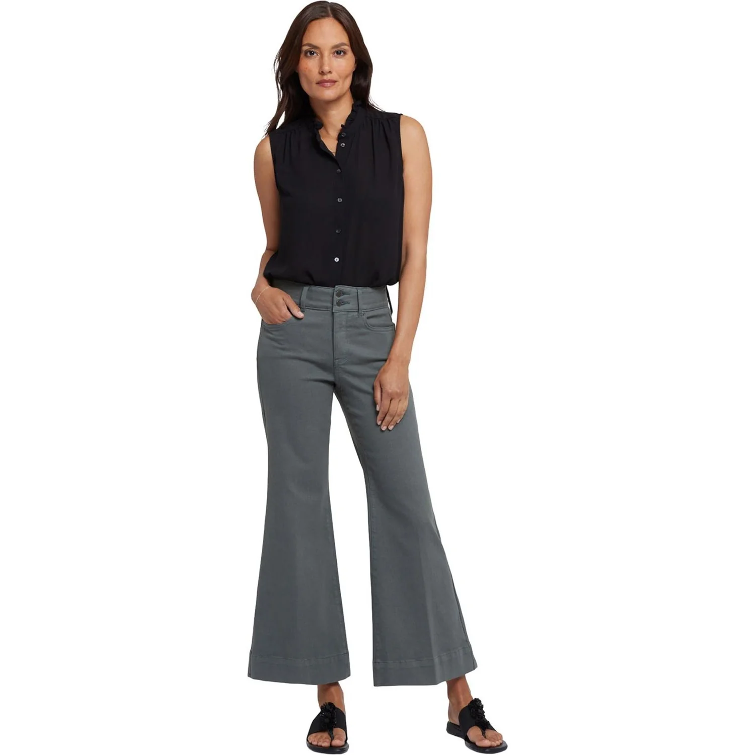 NYDJ - Womens Mia Palazzo Ankle Jeans - Image 2