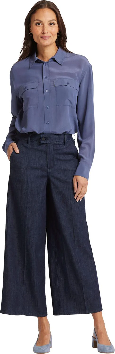 NYDJ - Womens Mona Wide Leg Trouser Ankle Jeans - Image 4