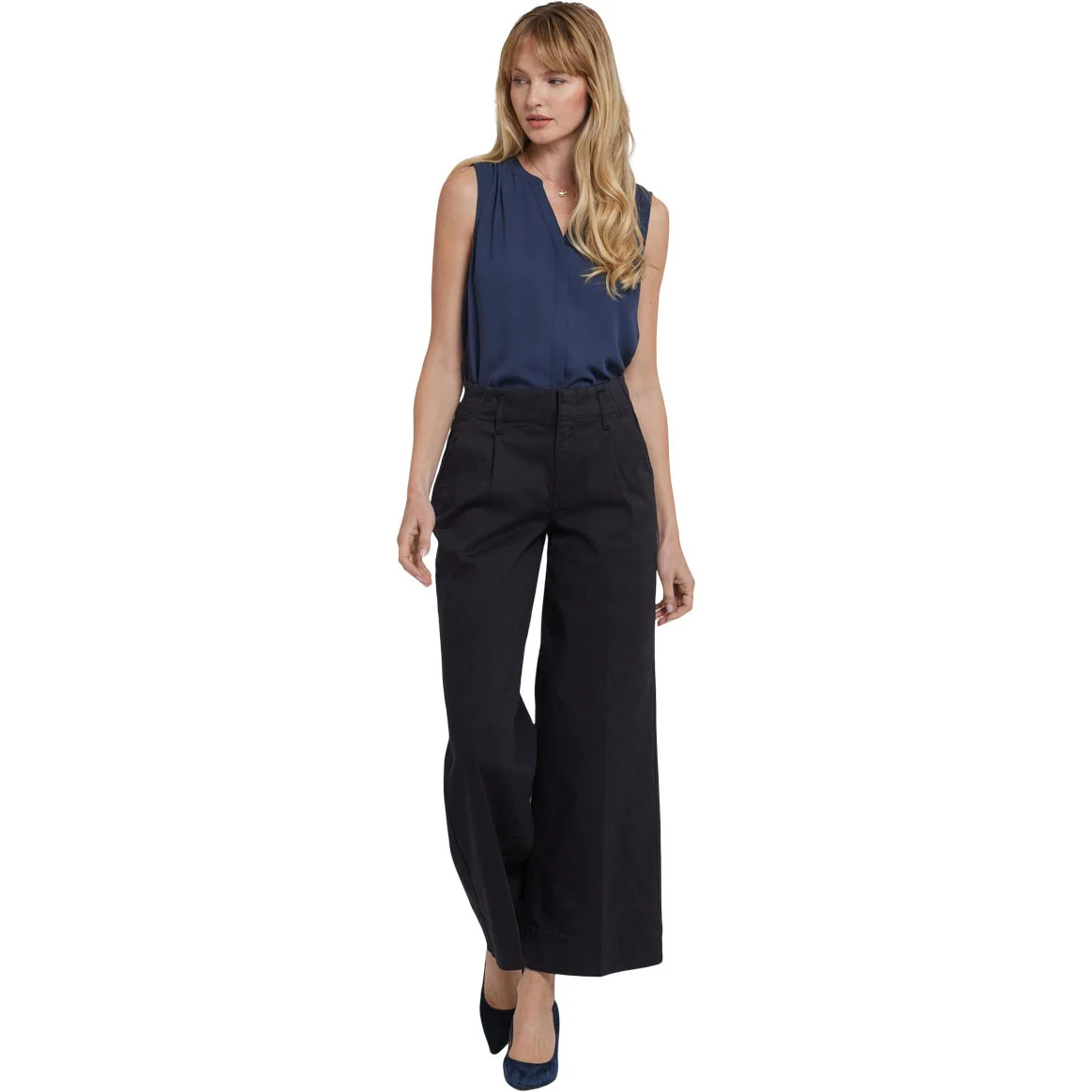 NYDJ - Womens Mona Wide Leg Trouser Jeans