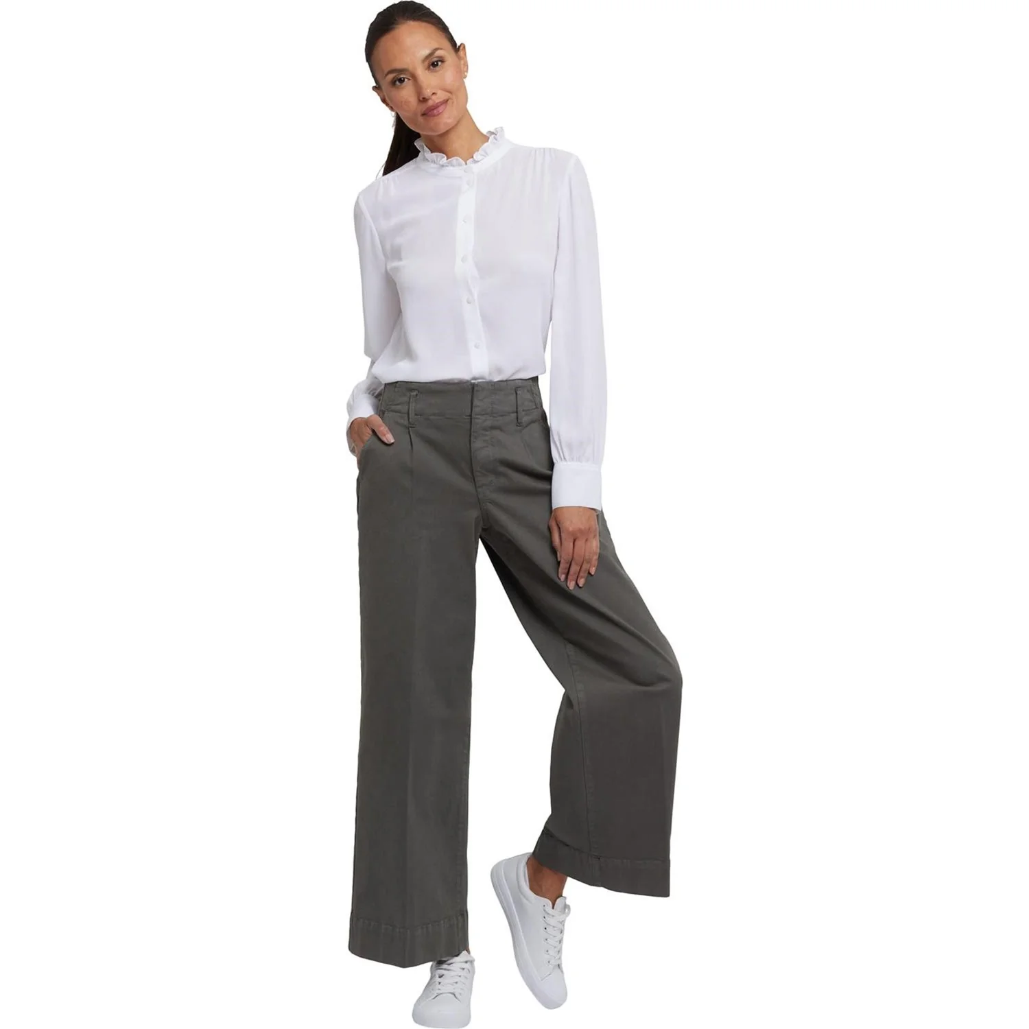 NYDJ - Womens Mona Wide Leg Trouser Jeans - Image 3