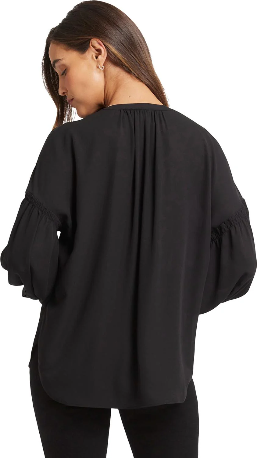 NYDJ - Womens Paulina Peasant Blouse - Image 3