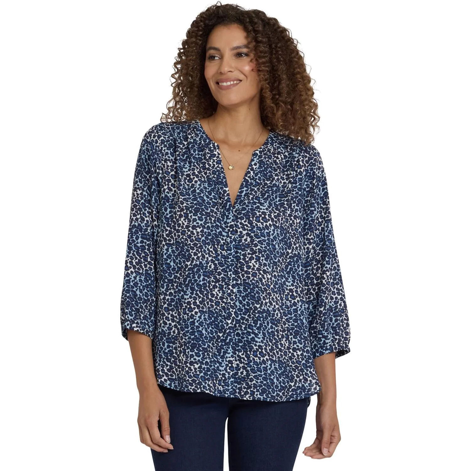 NYDJ - Womens Pintuck Blouse - Image 4