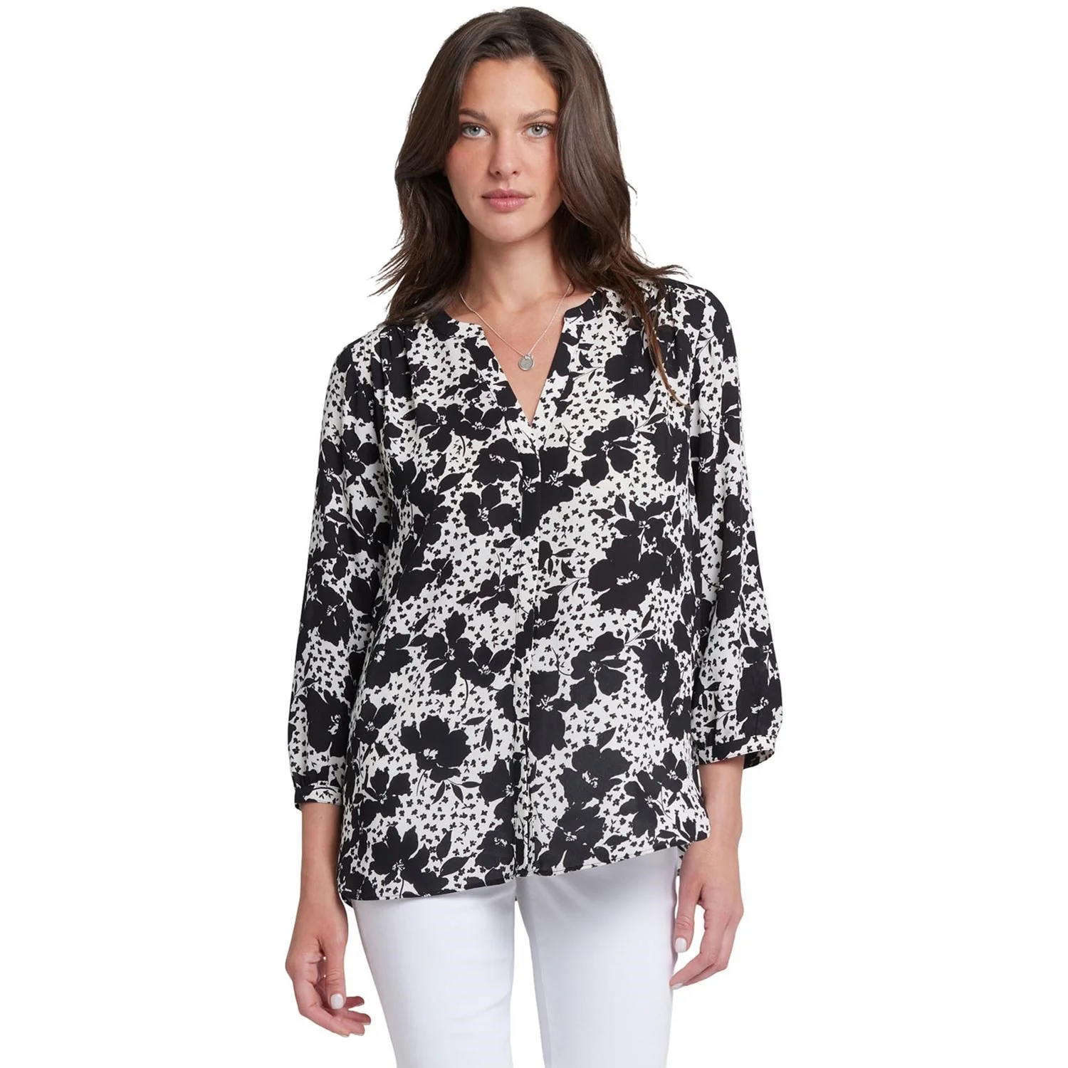 NYDJ - Womens Pintuck Blouse - Image 5