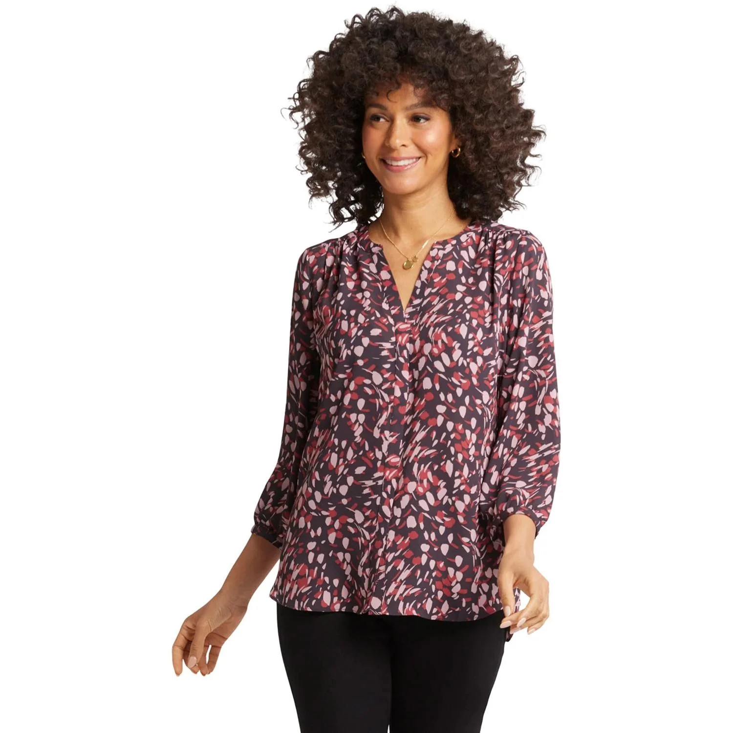 NYDJ - Womens Pintuck Blouse - Image 8