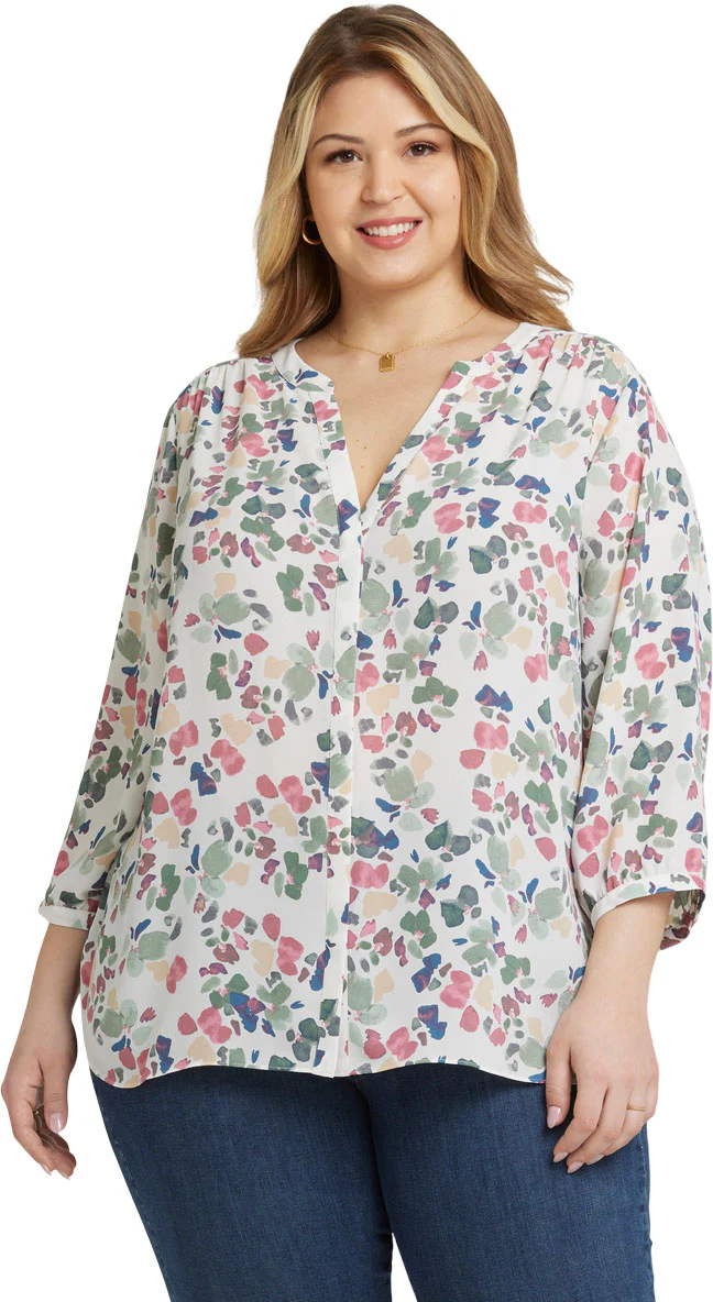 NYDJ - Womens Pintuck Blouse - Image 5