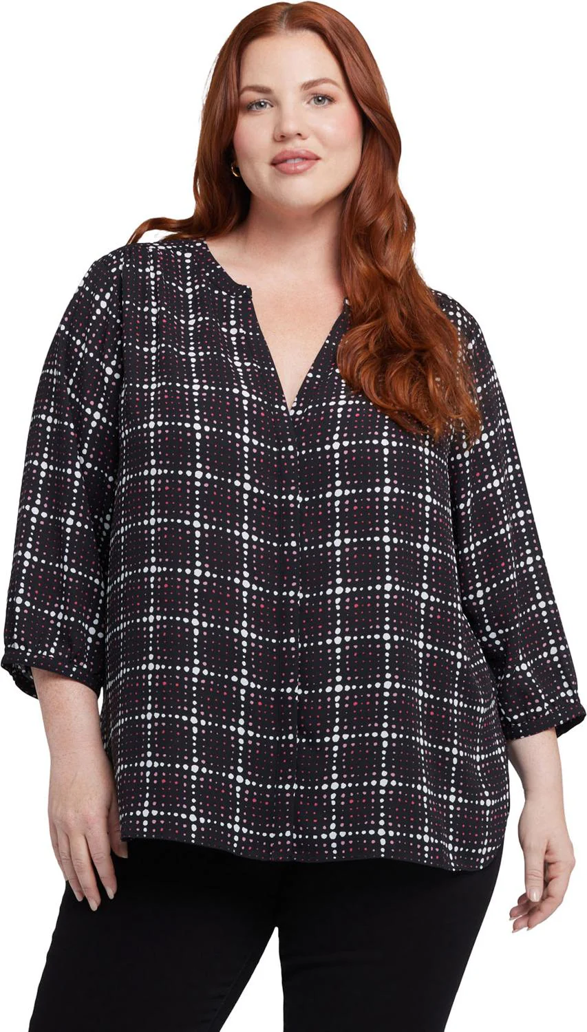 NYDJ - Womens Pintuck Blouse - Image 6