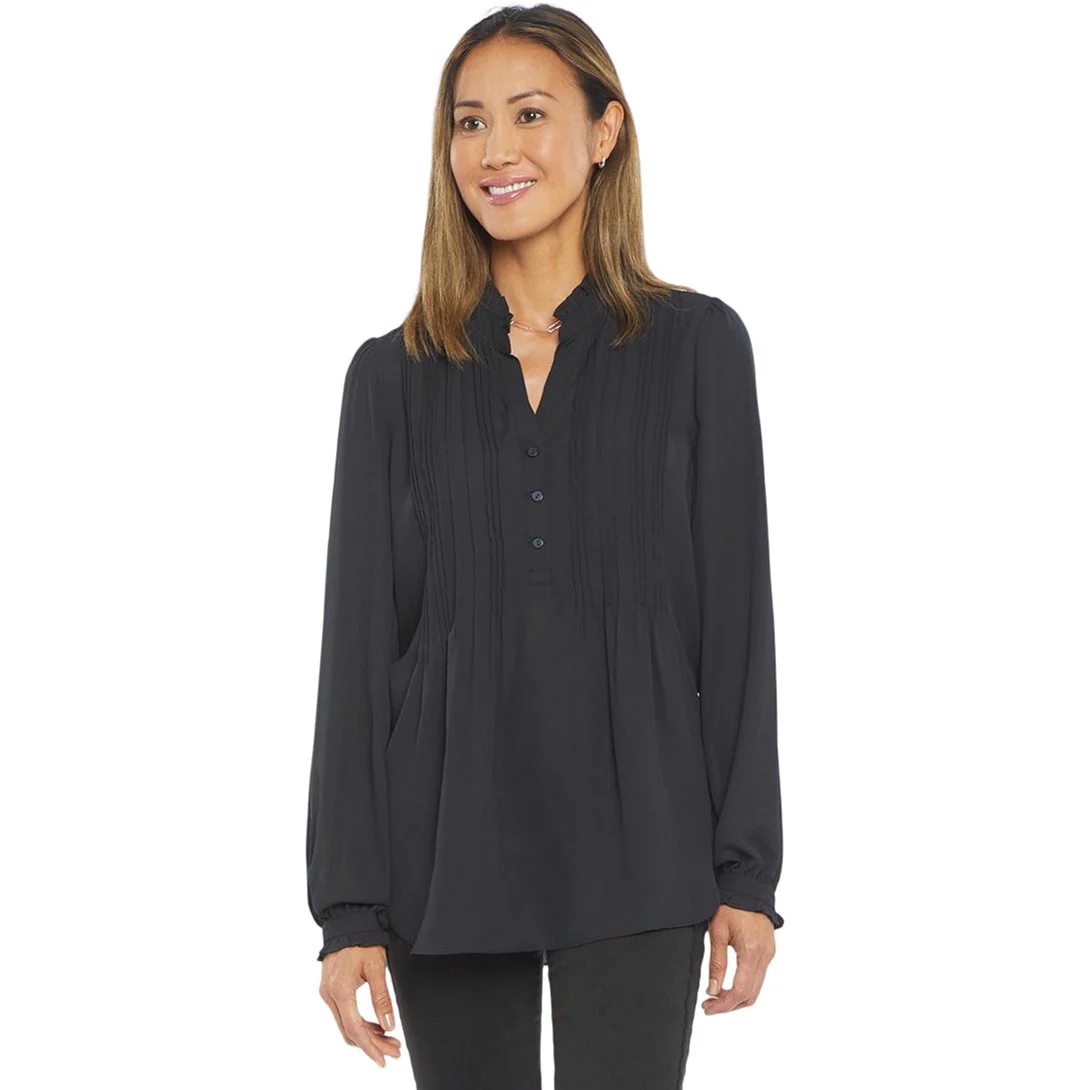 NYDJ - Womens Pleated Front Tunic