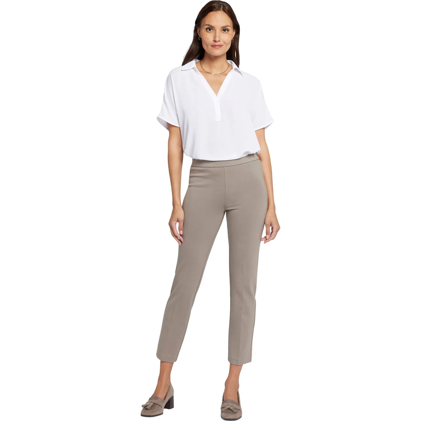 NYDJ - Womens Pull-On Slim Ankle Trouser Pants - Image 2