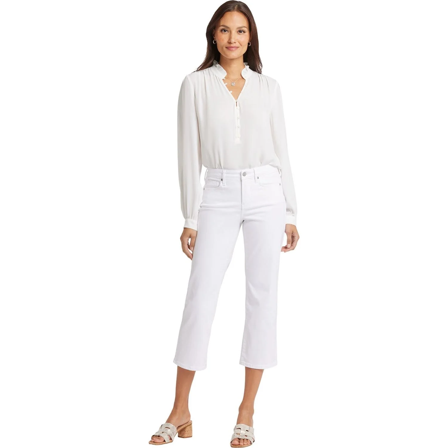 NYDJ - Womens Relaxed Piper Crop Jeans - Image 3
