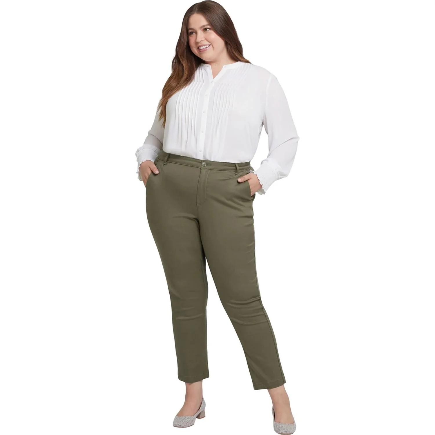 NYDJ - Womens Sadie Slim Pants In Plus Size