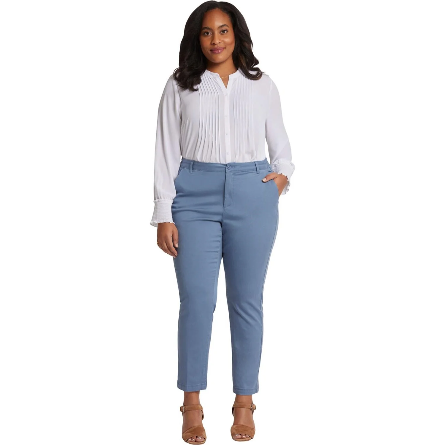NYDJ - Womens Sadie Slim Pants In Plus Size - Image 3