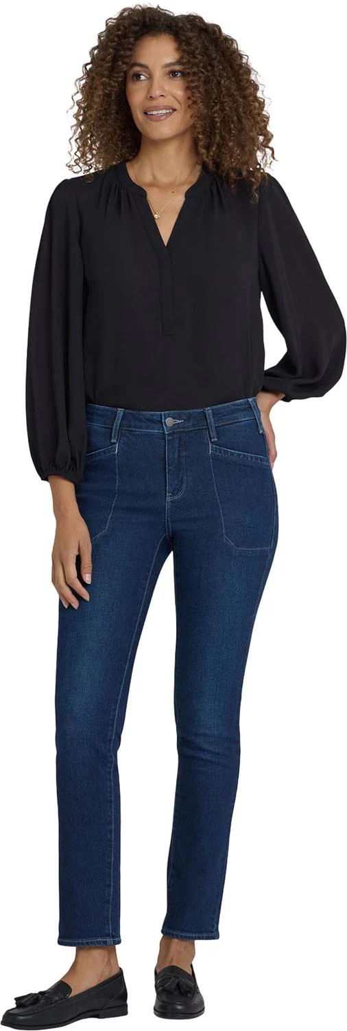 NYDJ - Womens Sheri Slim Jeans In Petite - Image 2