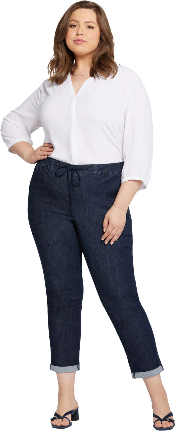 NYDJ - Womens Slim Jogger Ankle Pants - Image 2
