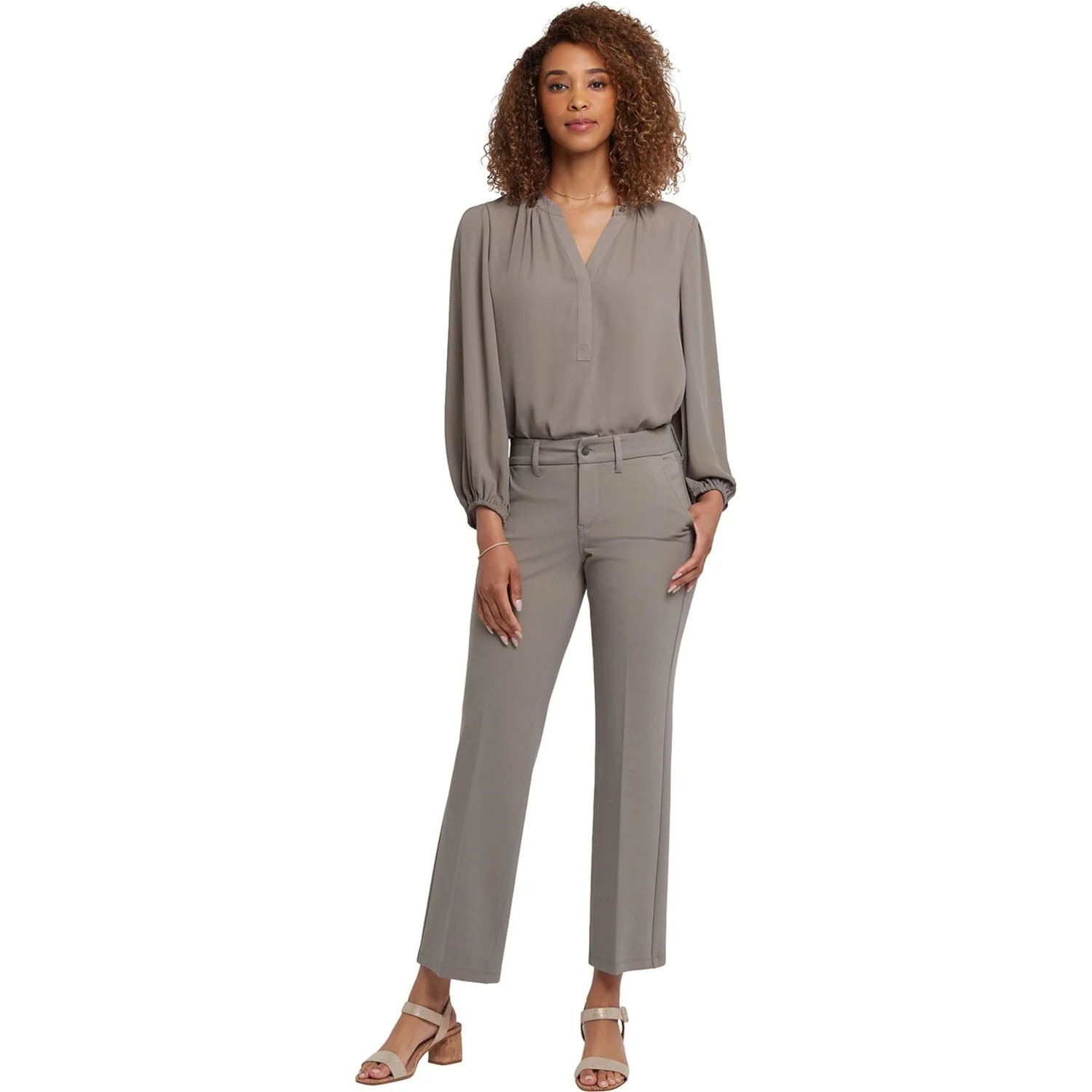 NYDJ - Womens Straight Trouser Pants - Image 2