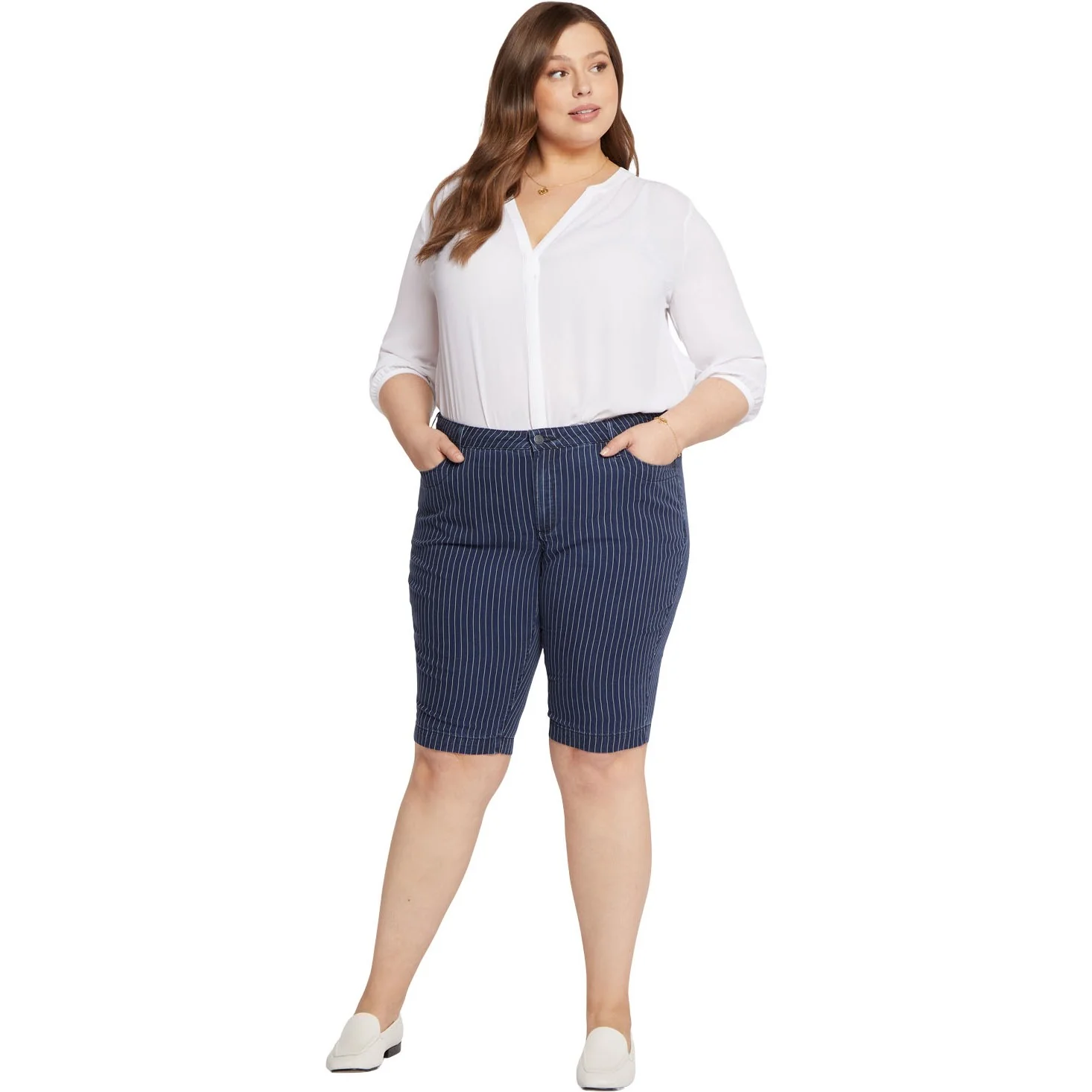 NYDJ - Womens Tailored Bermuda Shorts