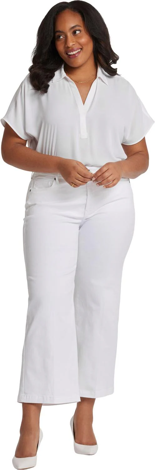 NYDJ - Womens Teresa Wide Leg Ankle Jeans In Plus Size - Image 6