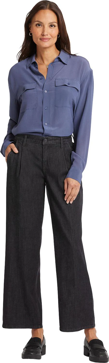 NYDJ - Womens Teresa Wide Leg Ankle Jeans - Image 2