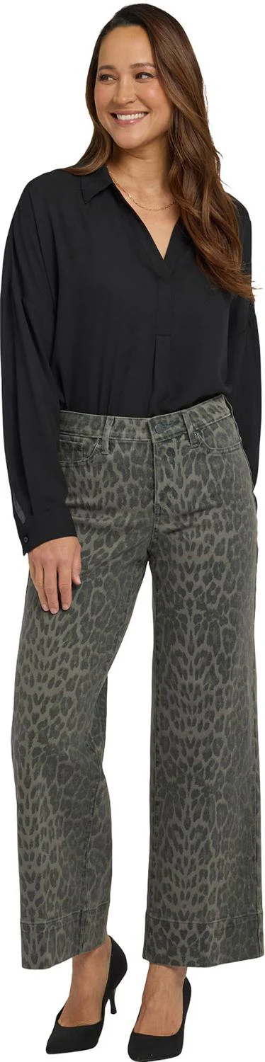 NYDJ - Womens Teresa Wide Leg Ankle Jeans - Image 2