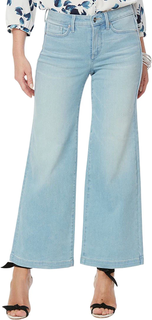 NYDJ - Womens Teresa Wide Leg Ankle Jeans - Image 2