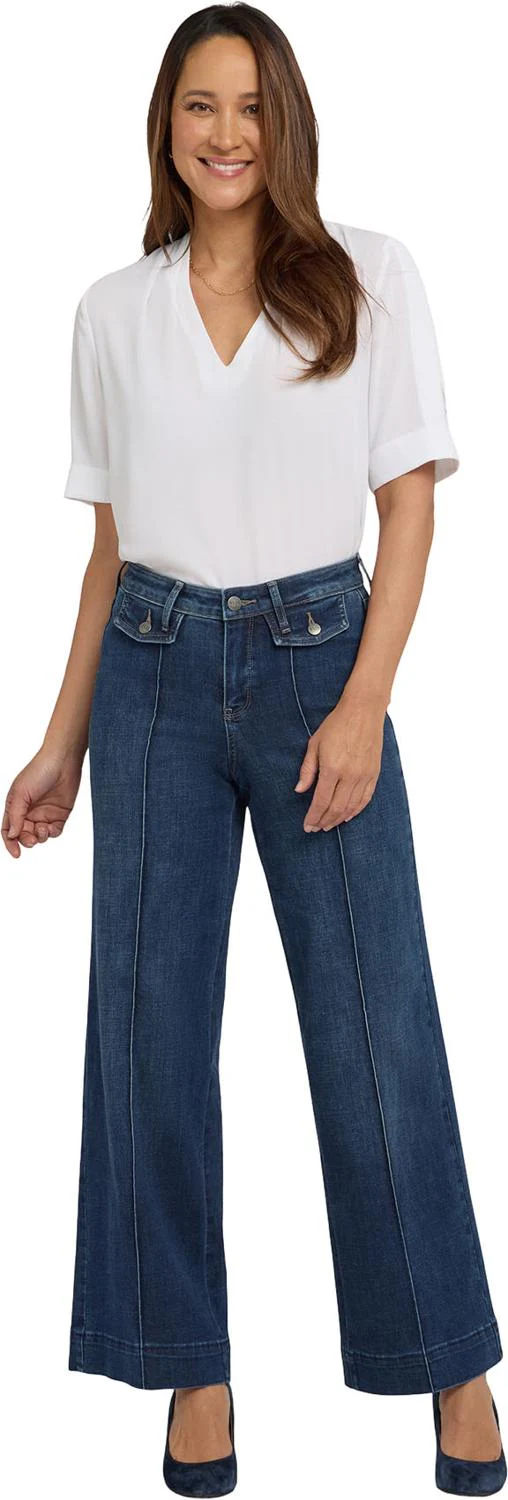 NYDJ - Womens Teresa Wide Leg Jeans - Image 3