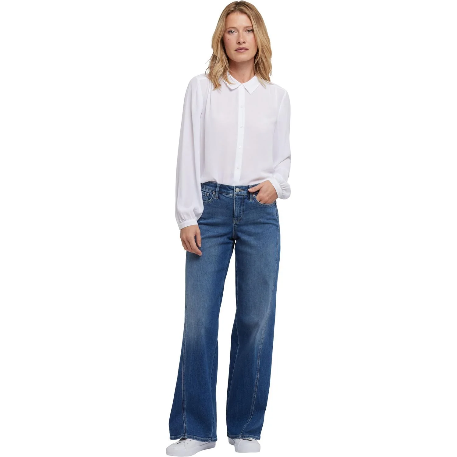 NYDJ - Womens Teresa Wide Leg Jeans - Image 2