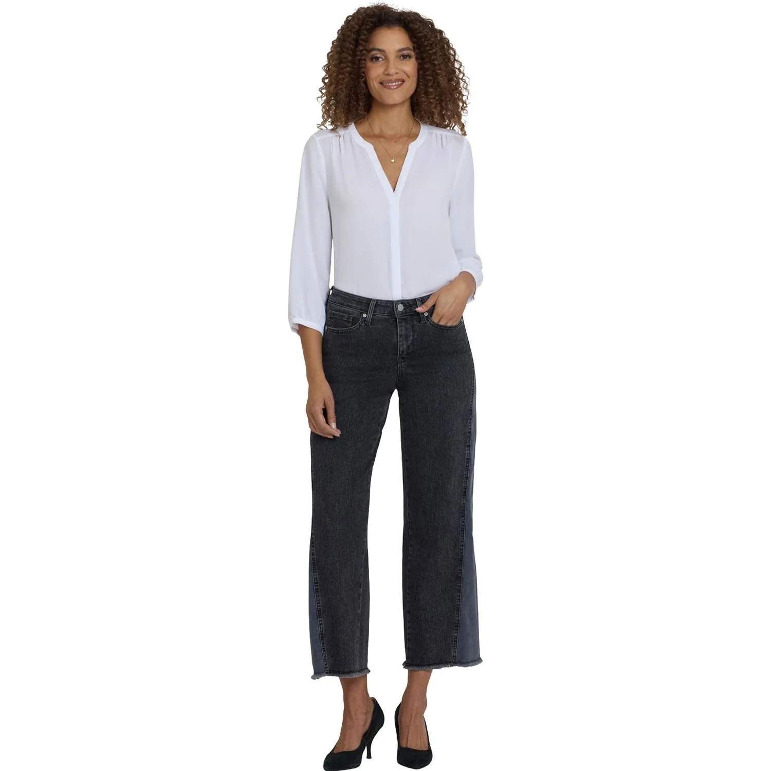 NYDJ - Womens Teresa Wide Leg Jeans