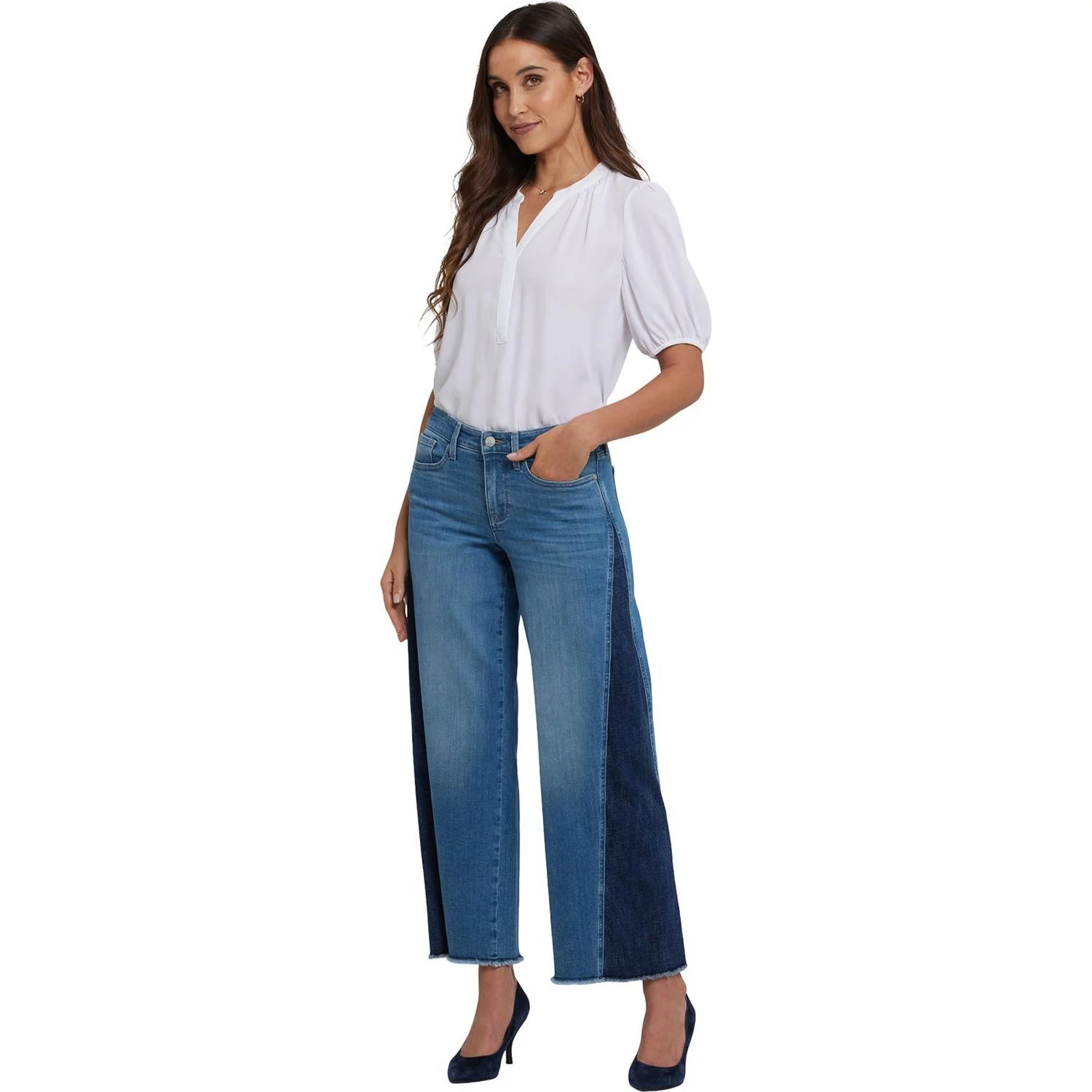 NYDJ - Womens Teresa Wide Leg Jeans