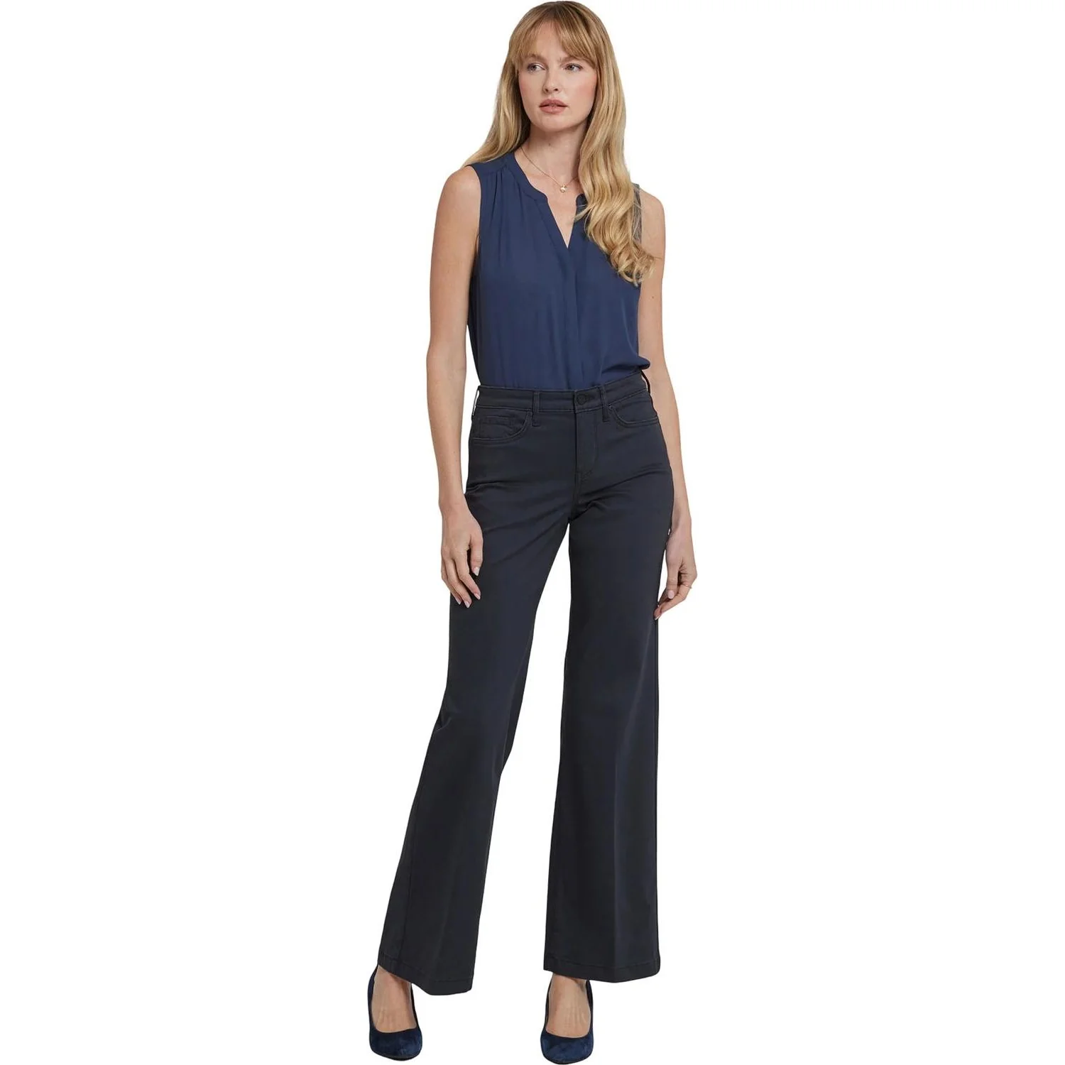 NYDJ - Womens Teresa Wide Leg Jeans - Image 2