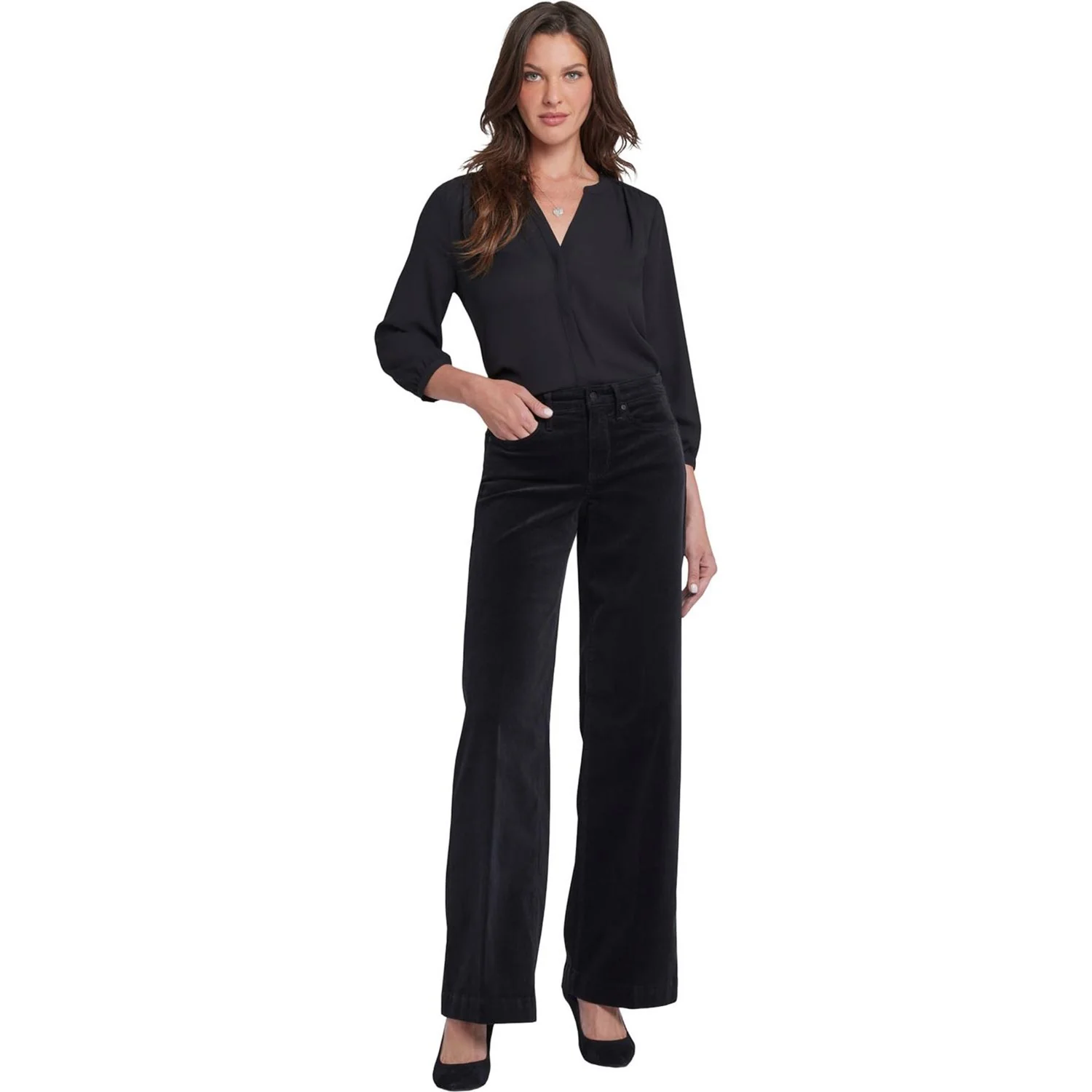 NYDJ - Womens Teresa Wide Leg Pants