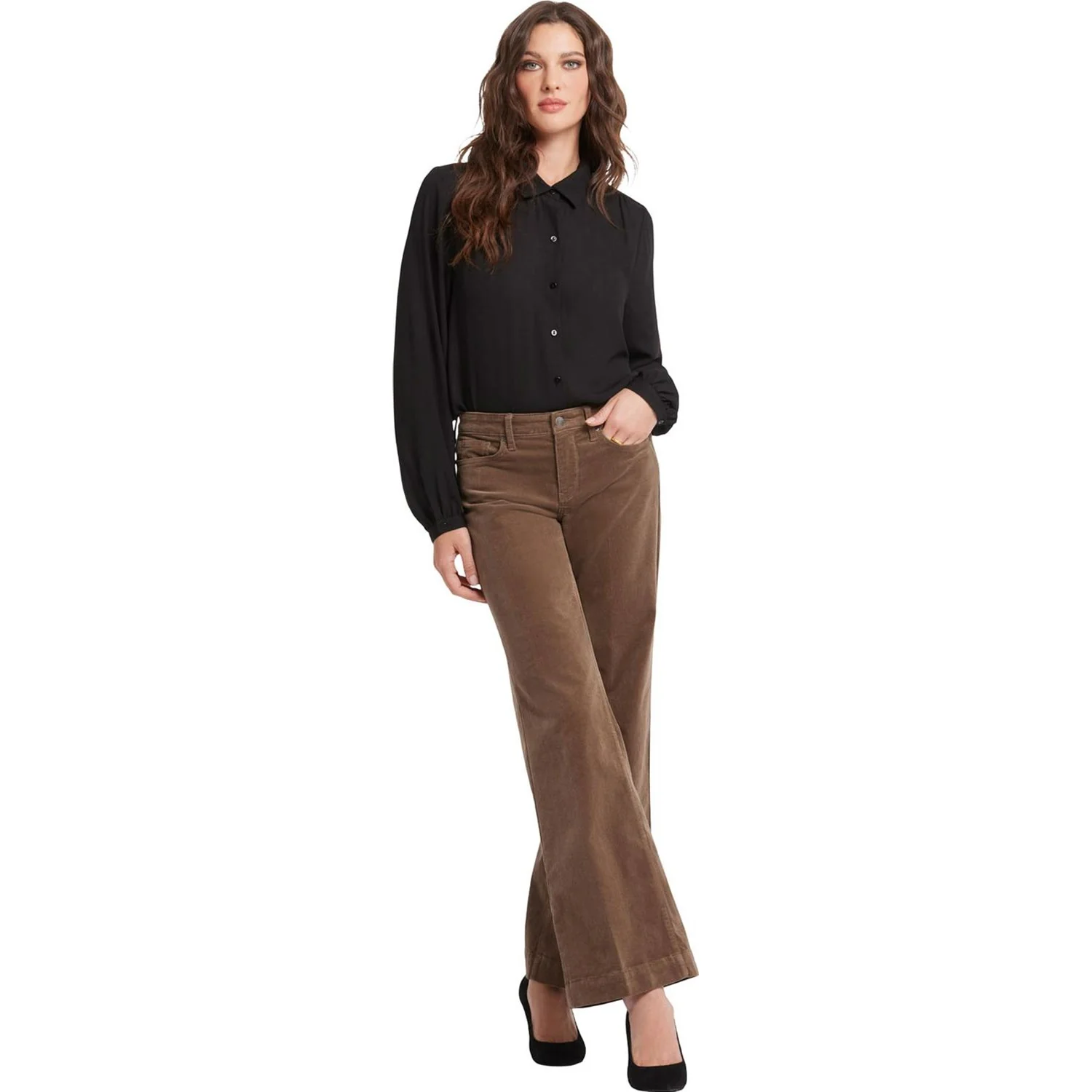 NYDJ - Womens Teresa Wide Leg Pants - Image 2