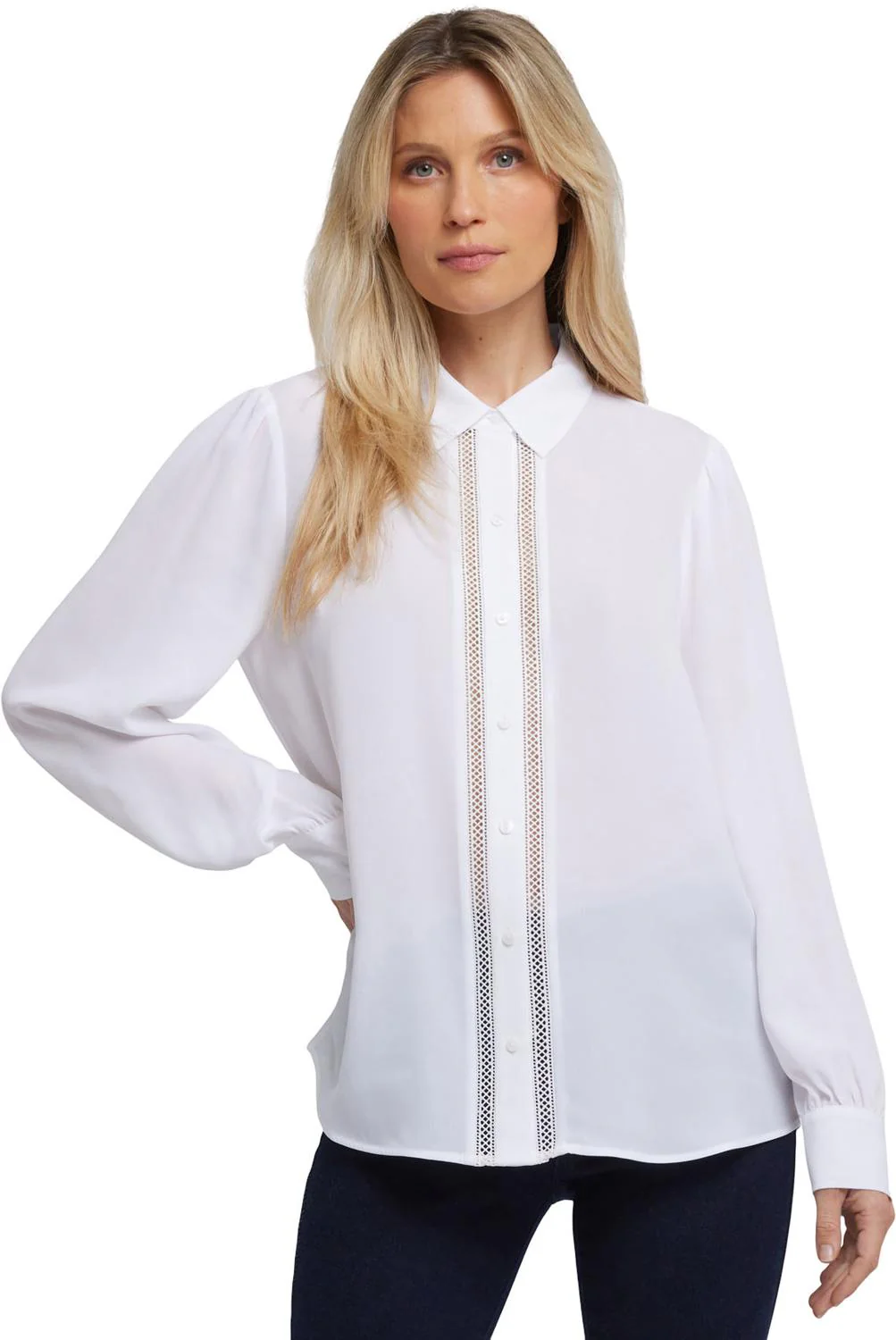 NYDJ - Womens Tiffany Blouse - Image 2