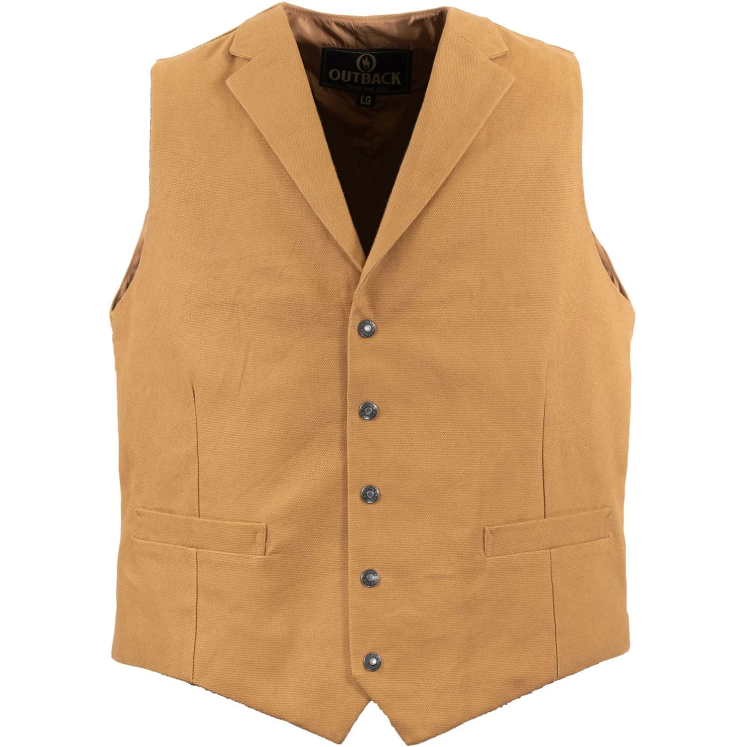Outback Trading - Mens Canvas Jesse Vest - Image 6