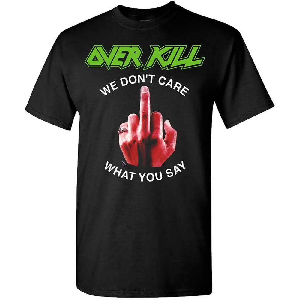 Overkill - Unisex We Don'T Care - Fuck You T-Shirt - Image 2