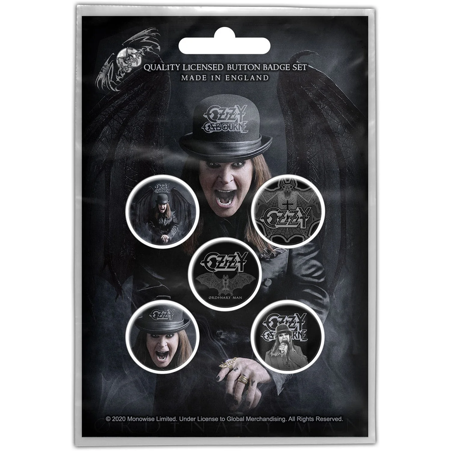 Ozzy Osbourne - Unisex Ordinary Man Button Badge Pack - Image 2