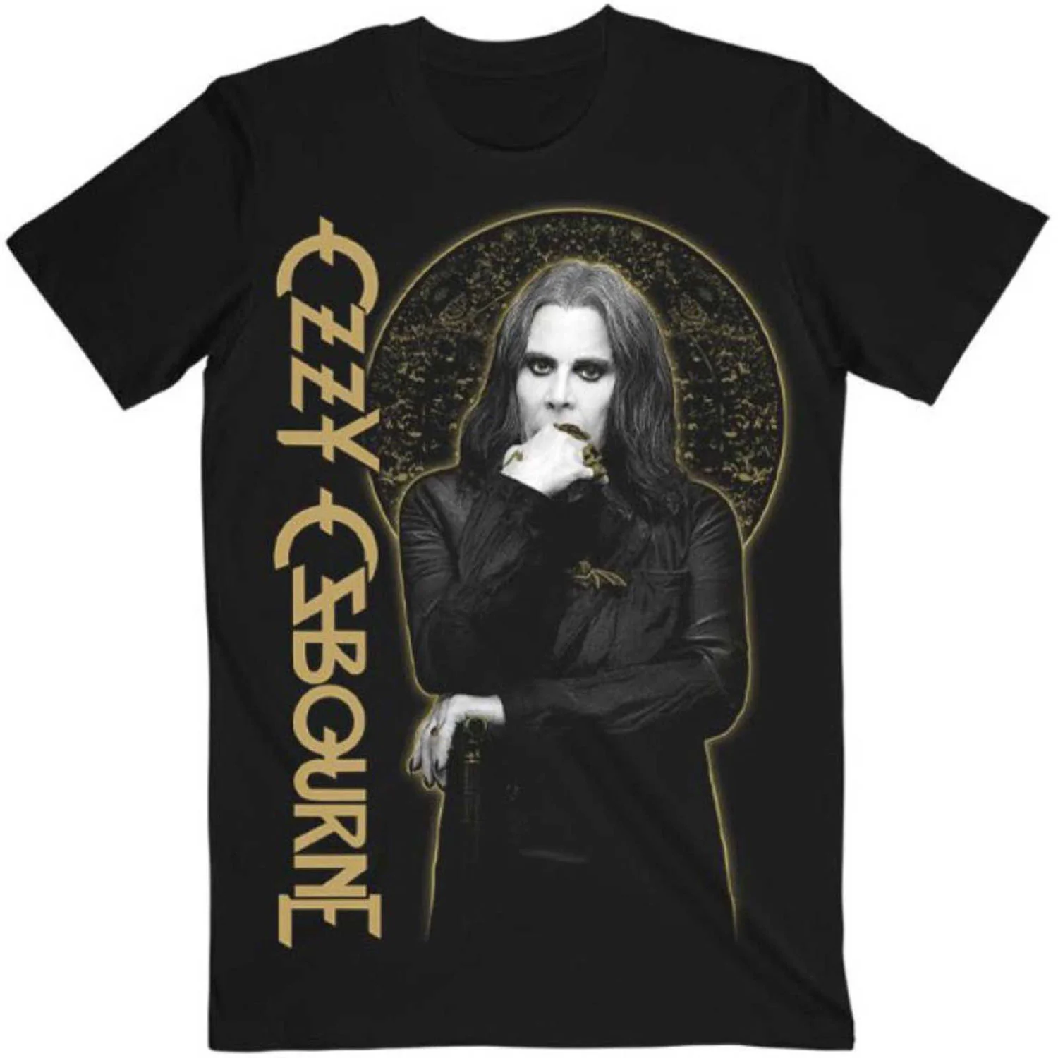 Ozzy Osbourne - Unisex Patient No. 9 Gold Graphic T-Shirt - Image 2