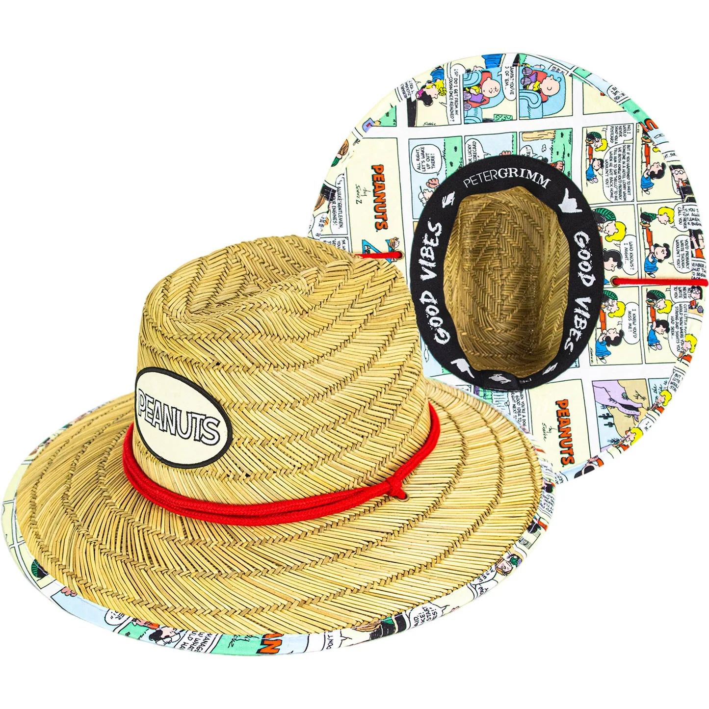Peter Grimm - Junior Peanuts Lifeguard Straw Sun Hat